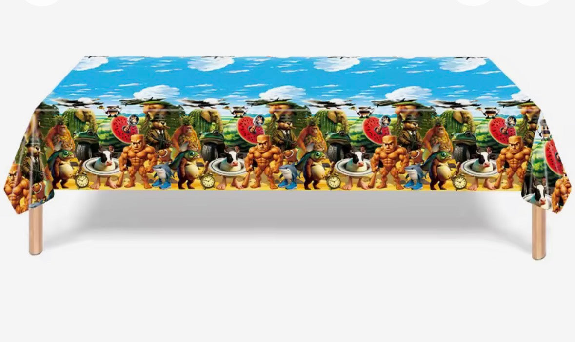 Tovaglia tavola plastica Brainrot