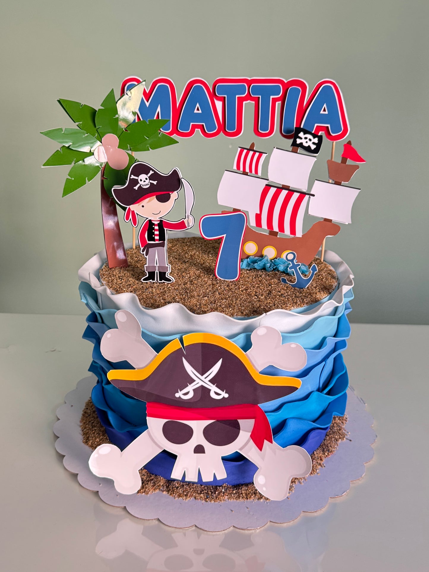 Torta Scenografica Personalizzata "Pirati"