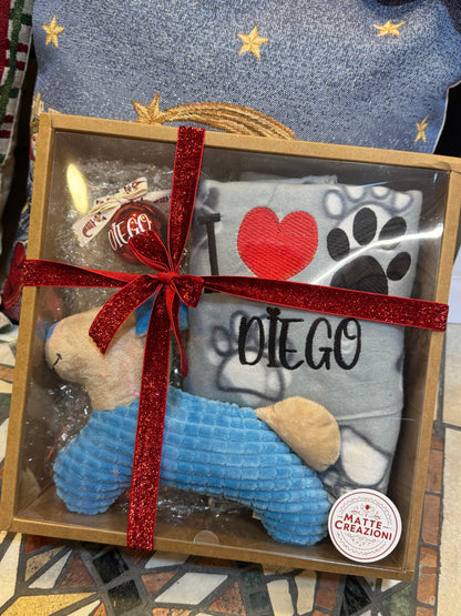 Box Natale amici a 4 zampe