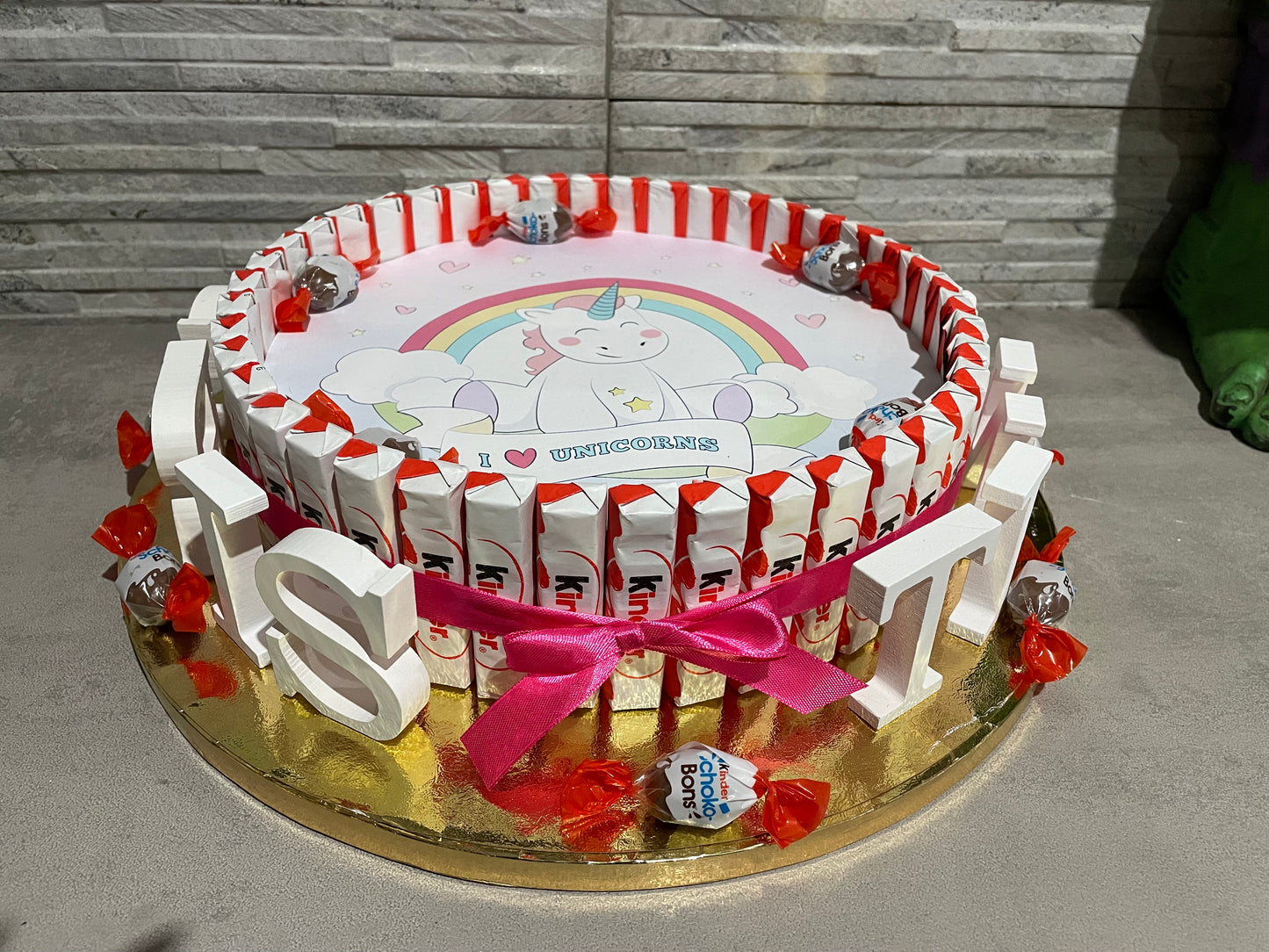 Torta Kinder Unicorno