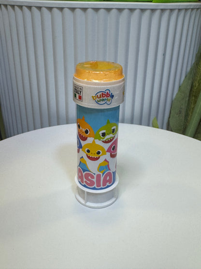 Bolle di Sapone Personalizzate – Regalino Fine Festa Compleanno Bambini con Nome