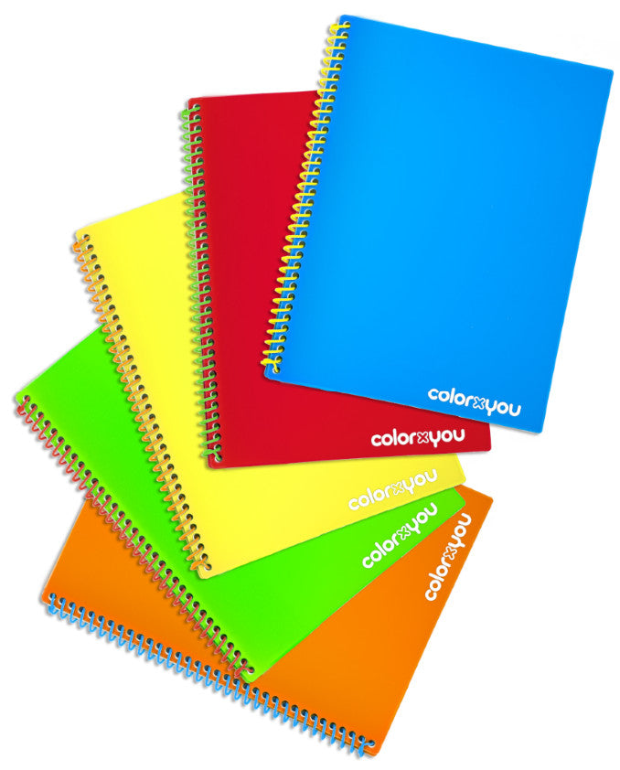 Bluekover  Maxi Spirale, Polipropilene, A4 1R, Divisori Fori e Microfori A4