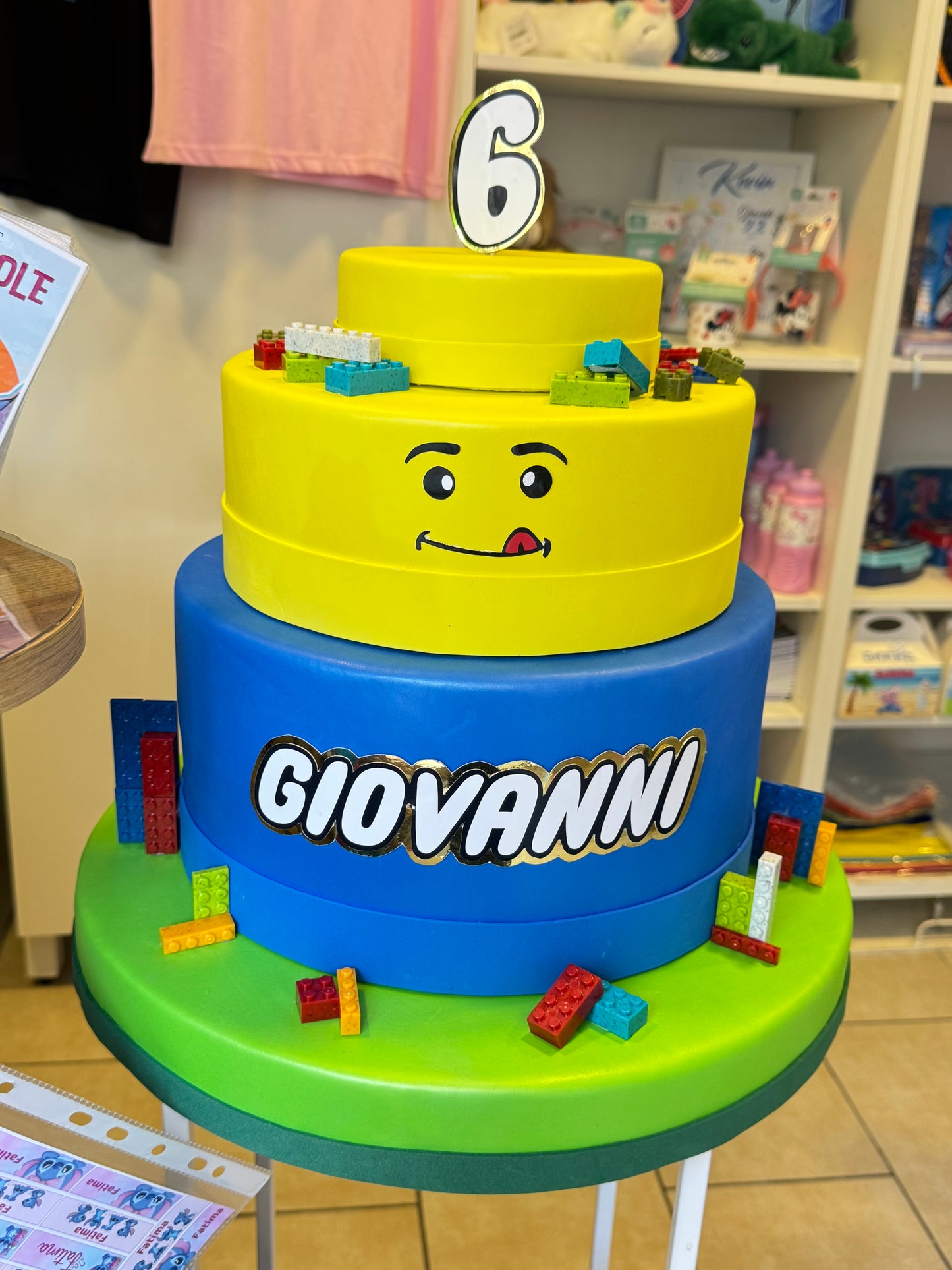 Torta scenografica tema Lego