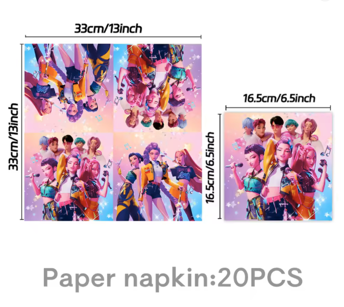 Tovaglioli in carta Huntrix