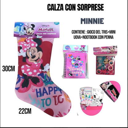 Calza befana a tema con sorprese