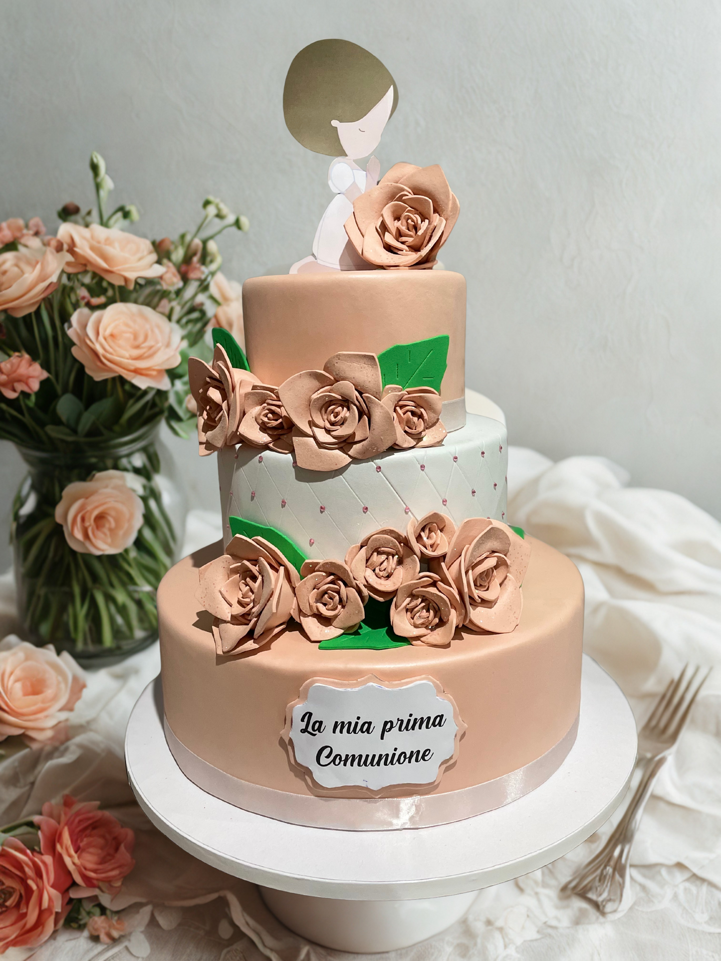 Torta scenografica comunione