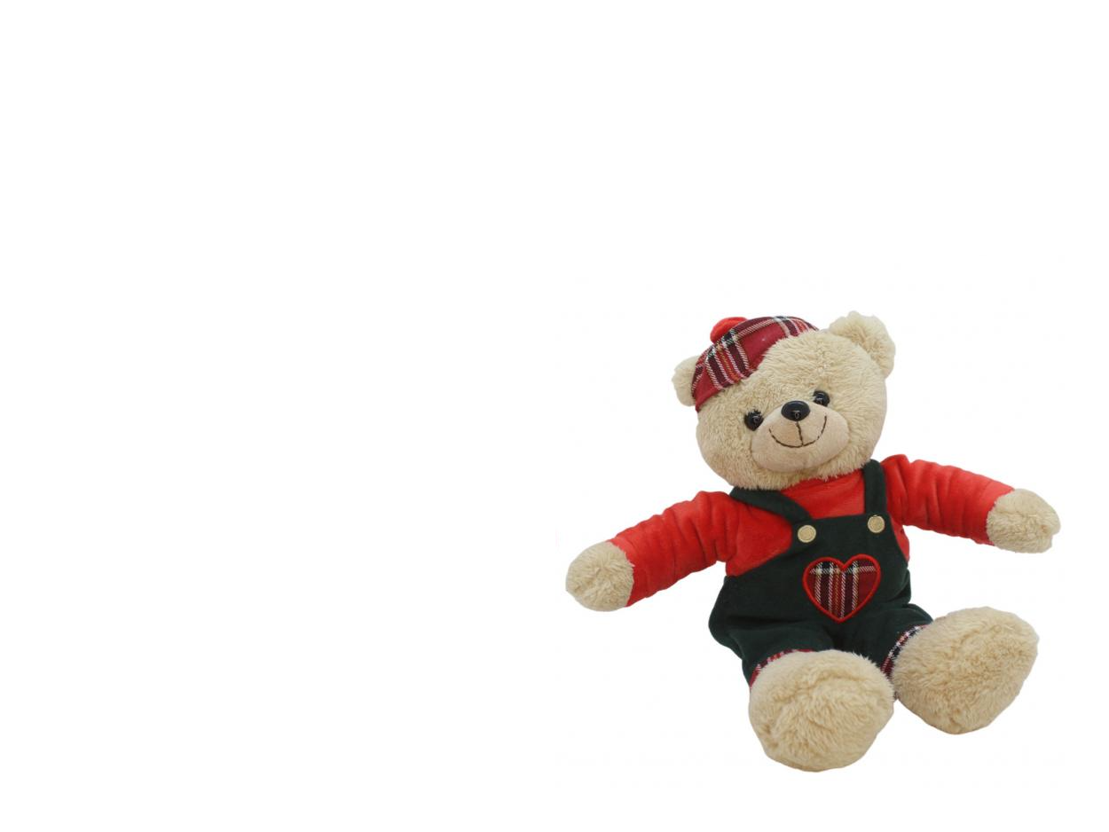 Orso/a Peluche Con Vestito 18 Cm