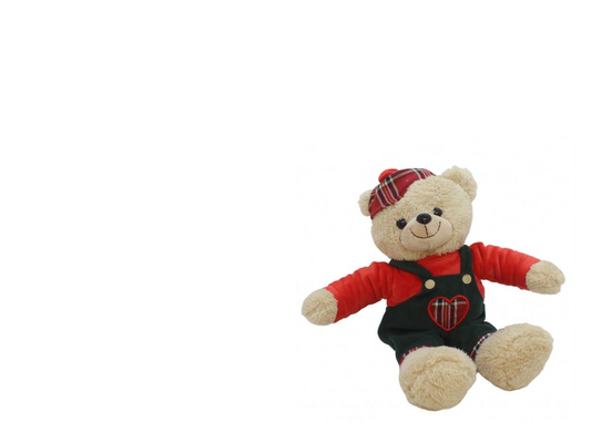 Orso/a Peluche Con Vestito 18 Cm