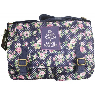 KEEP CALM & LOVE NATURE Borsa a Tracolla Messenger