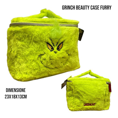 BEAUTY CASE PELLICCIA con elementi in 3d