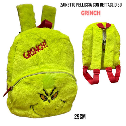 Zainetto pelliccia con dettagli 3d