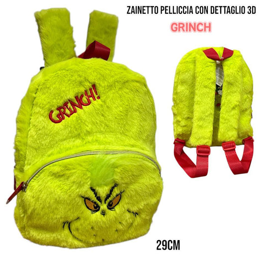 Zainetto pelliccia con dettagli 3d