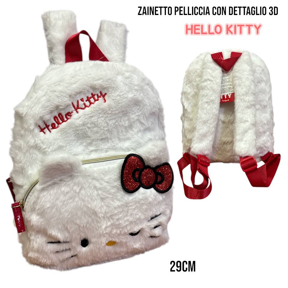 Zainetto pelliccia con dettagli 3d