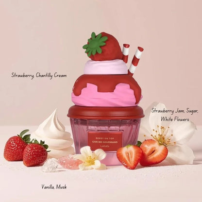 LATTAFA GIVE ME GOURMAND BERRY ON TOP 75ML EDP SPRAY BRAND NEW & SEALED