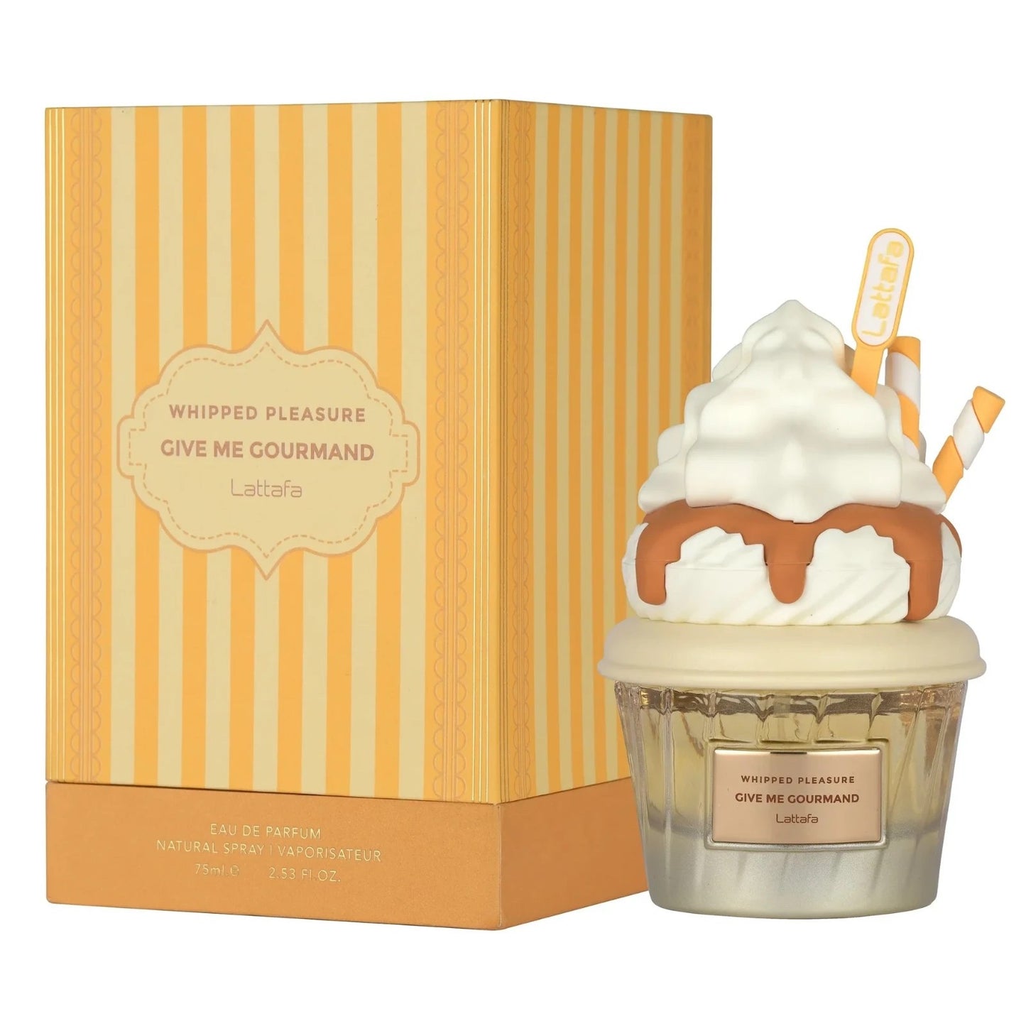 LATTAFA GIVE ME GOURMAND WHIPPED PLEASURE 75ML EDP SPRAY BRAND NEW & SEALED