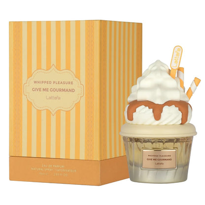 LATTAFA GIVE ME GOURMAND WHIPPED PLEASURE 75ML EDP SPRAY BRAND NEW & SEALED