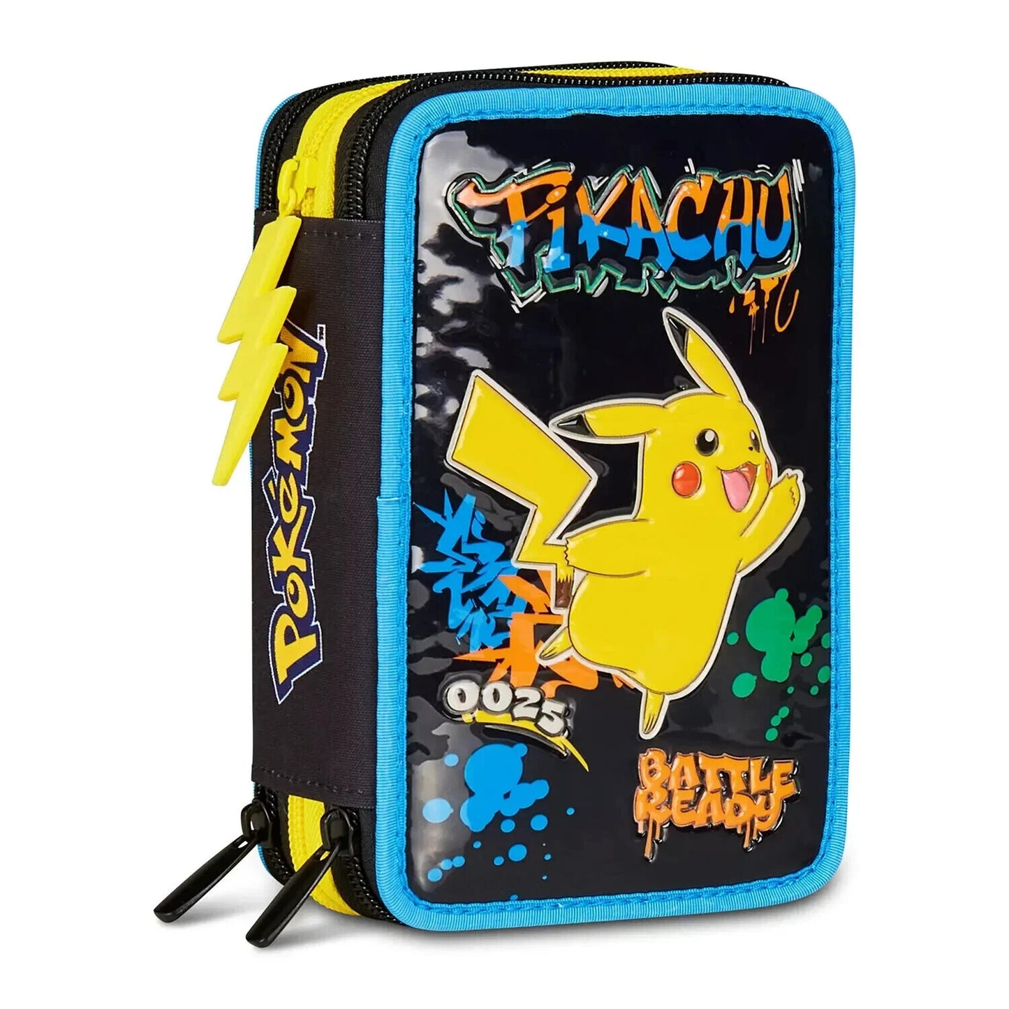 POKEMON ASTUCCIO 3 ZIP SING SCUOLA E TEMPO LIBERO