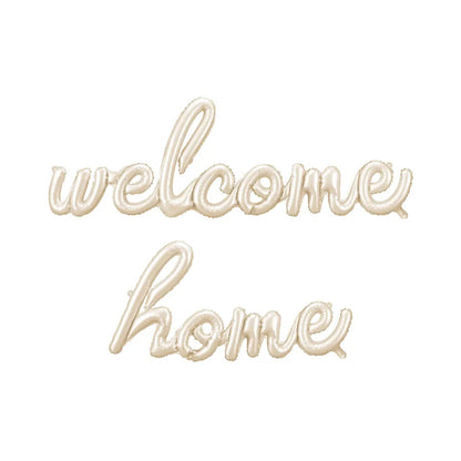 Scritta in foil Welcome Home
