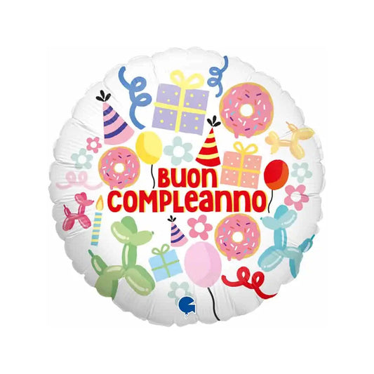 Shape 18"/45cm Buon Compleanno Candy